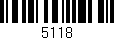 Código de barras (EAN, GTIN, SKU, ISBN): '5118'