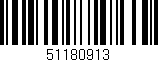 Código de barras (EAN, GTIN, SKU, ISBN): '51180913'