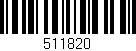 Código de barras (EAN, GTIN, SKU, ISBN): '511820'