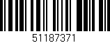 Código de barras (EAN, GTIN, SKU, ISBN): '51187371'