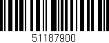 Código de barras (EAN, GTIN, SKU, ISBN): '51187900'