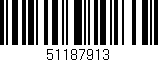 Código de barras (EAN, GTIN, SKU, ISBN): '51187913'