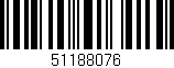 Código de barras (EAN, GTIN, SKU, ISBN): '51188076'