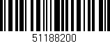 Código de barras (EAN, GTIN, SKU, ISBN): '51188200'