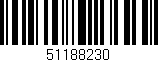 Código de barras (EAN, GTIN, SKU, ISBN): '51188230'