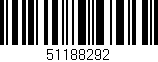 Código de barras (EAN, GTIN, SKU, ISBN): '51188292'