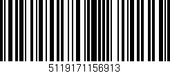 Código de barras (EAN, GTIN, SKU, ISBN): '5119171156913'