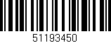 Código de barras (EAN, GTIN, SKU, ISBN): '51193450'