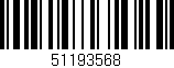 Código de barras (EAN, GTIN, SKU, ISBN): '51193568'
