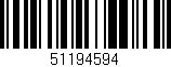 Código de barras (EAN, GTIN, SKU, ISBN): '51194594'