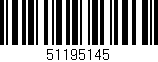 Código de barras (EAN, GTIN, SKU, ISBN): '51195145'