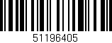 Código de barras (EAN, GTIN, SKU, ISBN): '51196405'