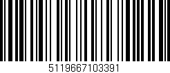 Código de barras (EAN, GTIN, SKU, ISBN): '5119667103391'