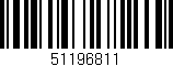 Código de barras (EAN, GTIN, SKU, ISBN): '51196811'