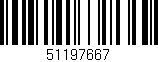 Código de barras (EAN, GTIN, SKU, ISBN): '51197667'