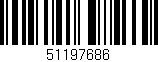 Código de barras (EAN, GTIN, SKU, ISBN): '51197686'