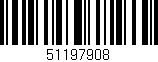 Código de barras (EAN, GTIN, SKU, ISBN): '51197908'