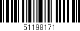 Código de barras (EAN, GTIN, SKU, ISBN): '51198171'