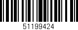 Código de barras (EAN, GTIN, SKU, ISBN): '51199424'