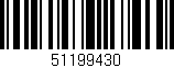Código de barras (EAN, GTIN, SKU, ISBN): '51199430'