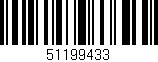 Código de barras (EAN, GTIN, SKU, ISBN): '51199433'