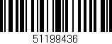Código de barras (EAN, GTIN, SKU, ISBN): '51199436'