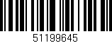 Código de barras (EAN, GTIN, SKU, ISBN): '51199645'