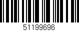 Código de barras (EAN, GTIN, SKU, ISBN): '51199696'