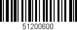 Código de barras (EAN, GTIN, SKU, ISBN): '51200600'