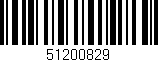 Código de barras (EAN, GTIN, SKU, ISBN): '51200829'