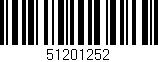 Código de barras (EAN, GTIN, SKU, ISBN): '51201252'