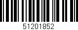 Código de barras (EAN, GTIN, SKU, ISBN): '51201852'