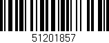 Código de barras (EAN, GTIN, SKU, ISBN): '51201857'