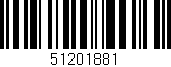 Código de barras (EAN, GTIN, SKU, ISBN): '51201881'