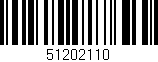 Código de barras (EAN, GTIN, SKU, ISBN): '51202110'