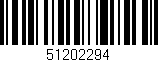 Código de barras (EAN, GTIN, SKU, ISBN): '51202294'