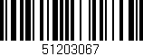 Código de barras (EAN, GTIN, SKU, ISBN): '51203067'
