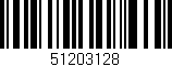 Código de barras (EAN, GTIN, SKU, ISBN): '51203128'