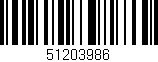 Código de barras (EAN, GTIN, SKU, ISBN): '51203986'
