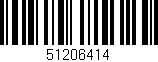 Código de barras (EAN, GTIN, SKU, ISBN): '51206414'