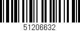 Código de barras (EAN, GTIN, SKU, ISBN): '51206632'