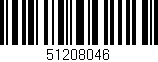 Código de barras (EAN, GTIN, SKU, ISBN): '51208046'