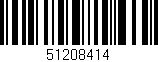 Código de barras (EAN, GTIN, SKU, ISBN): '51208414'