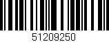Código de barras (EAN, GTIN, SKU, ISBN): '51209250'