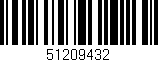 Código de barras (EAN, GTIN, SKU, ISBN): '51209432'