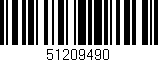 Código de barras (EAN, GTIN, SKU, ISBN): '51209490'