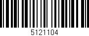 Código de barras (EAN, GTIN, SKU, ISBN): '5121104'