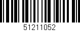 Código de barras (EAN, GTIN, SKU, ISBN): '51211052'