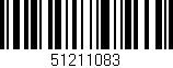 Código de barras (EAN, GTIN, SKU, ISBN): '51211083'