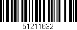 Código de barras (EAN, GTIN, SKU, ISBN): '51211632'